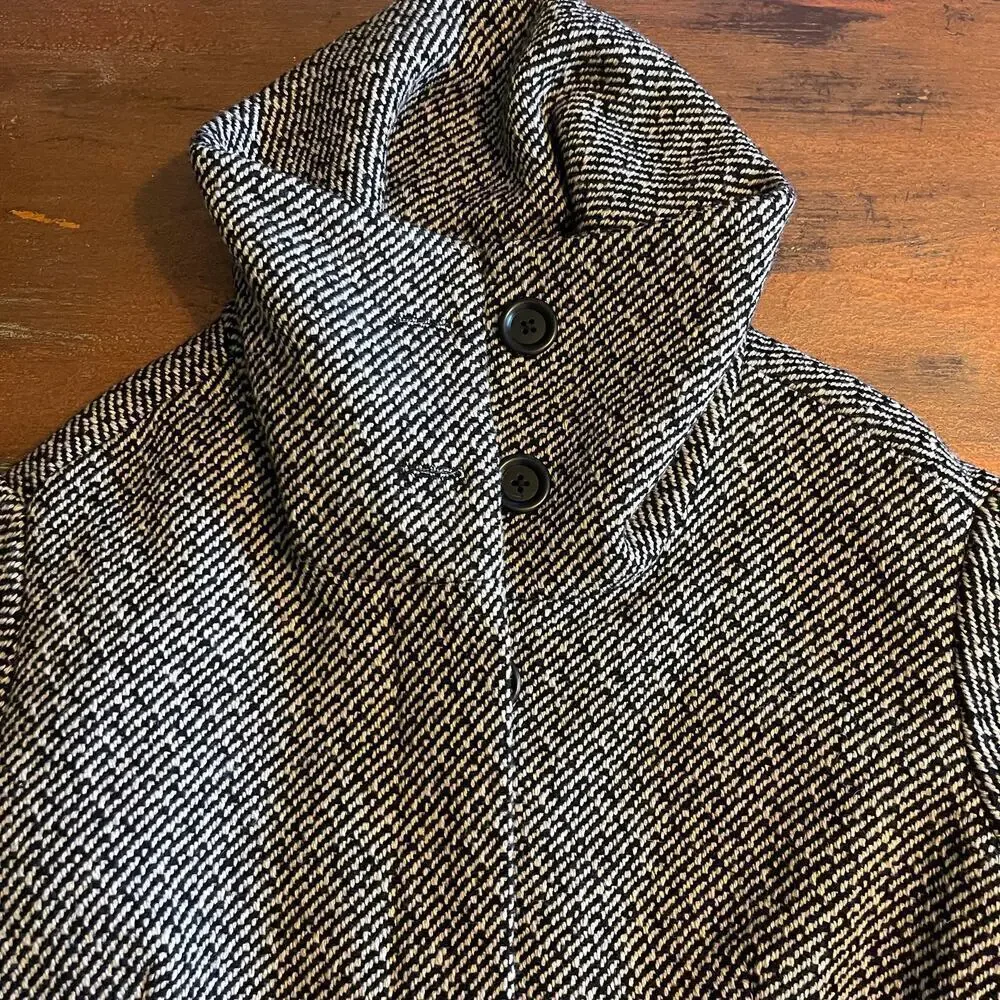 GAP Women's Tweed Wool Blend Coat jacket Size 6